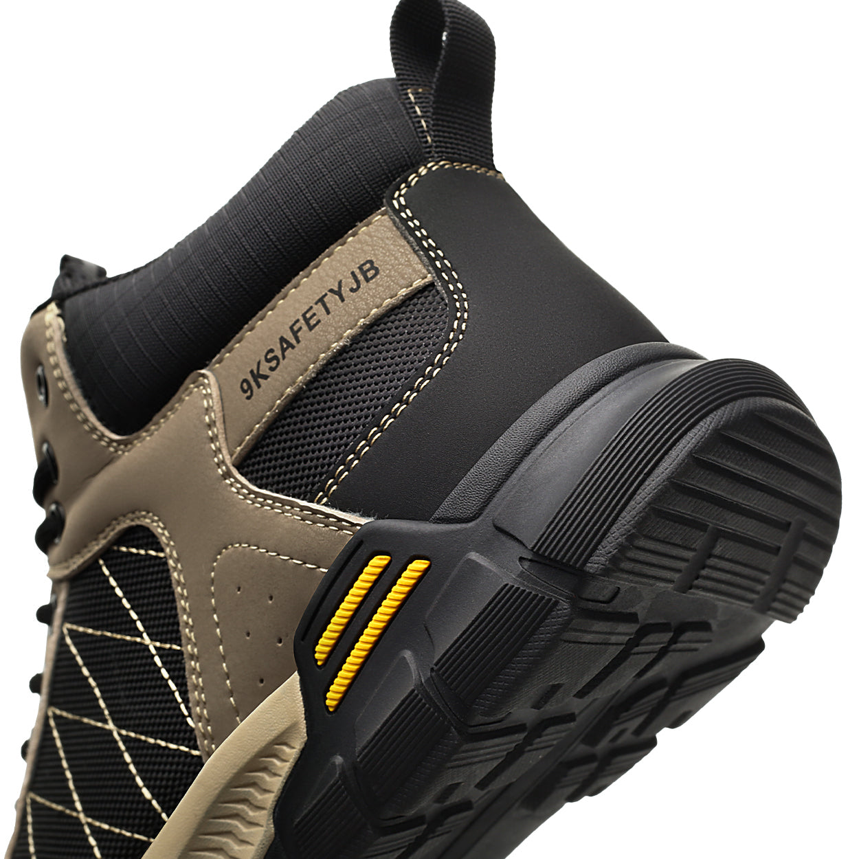 9K Contrast Color Mid Rise Steel Toe Safety Shoes 7917