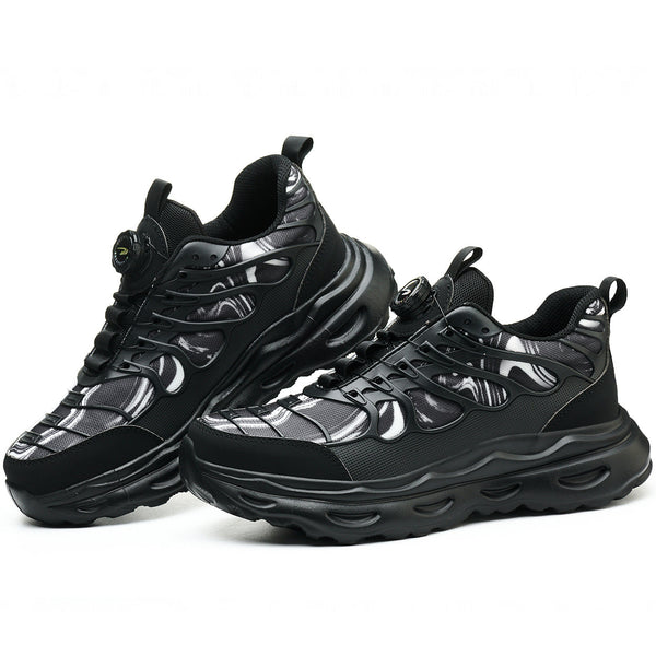 Breathable Steel Toe Safety Shoes Dial Lacing System & Flexible Sole