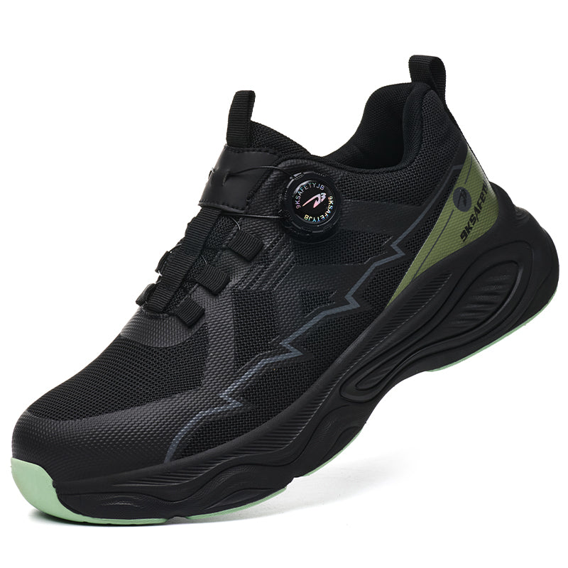 9K Indestructible Safety Sneakers - Steel Toe, Puncture Resistant, Non-Slip Work Shoes for Men & Women