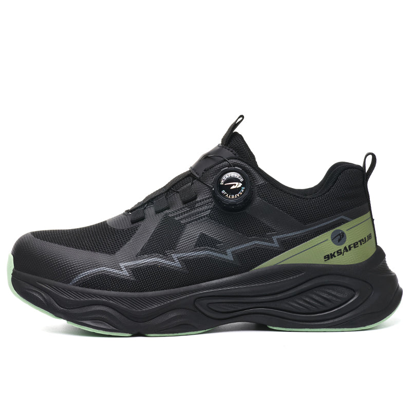 9K Indestructible Safety Sneakers - Steel Toe, Puncture Resistant, Non-Slip Work Shoes for Men & Women