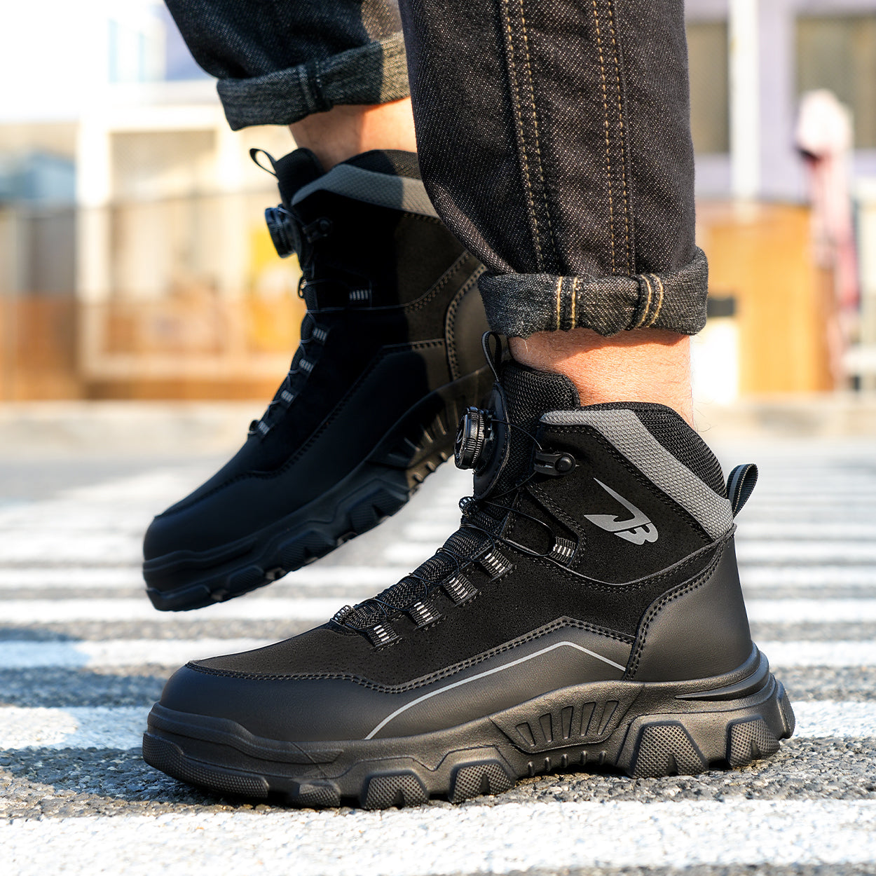 9KJB Safety Steel Toe Work Boots with Dials Closure System 269