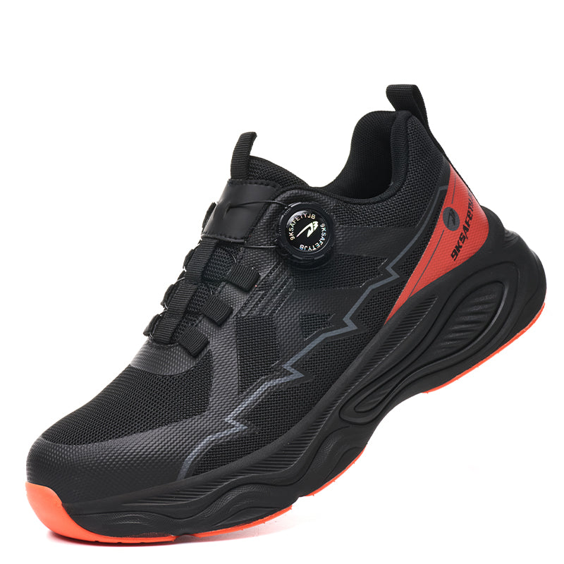 9K Indestructible Safety Sneakers - Steel Toe, Puncture Resistant, Non-Slip Work Shoes for Men & Women