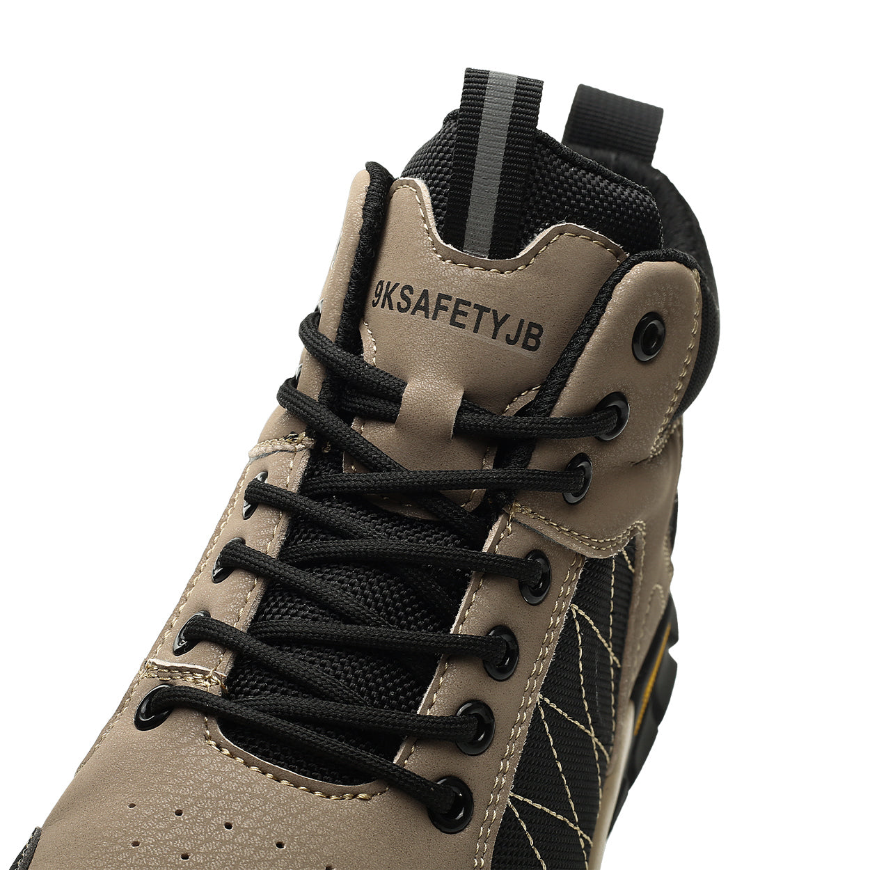 9K Contrast Color Mid Rise Steel Toe Safety Shoes 7917