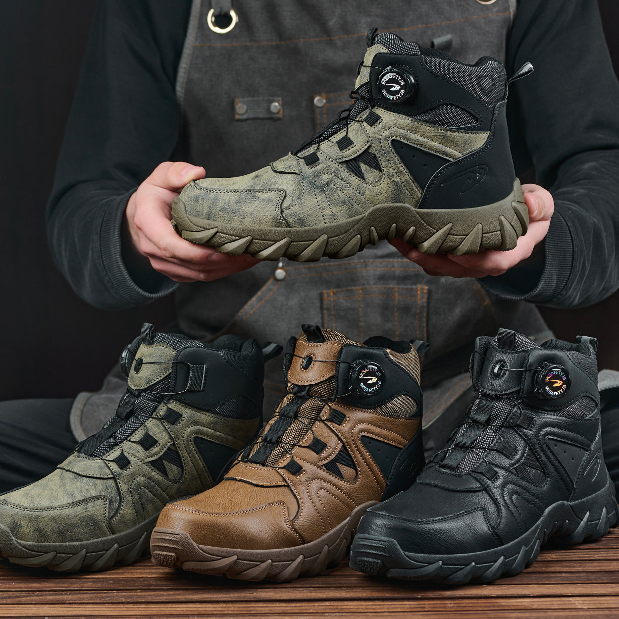 9K Dials Closure System Steel Toe Boots 271