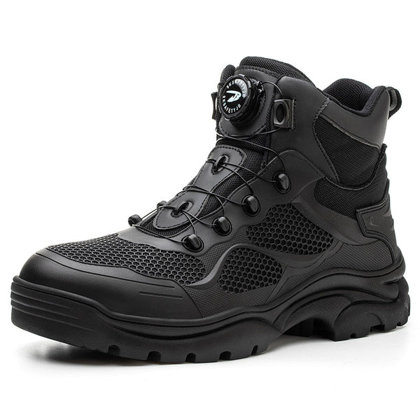 Closure System Laceless Steel Toe Shoes Boots