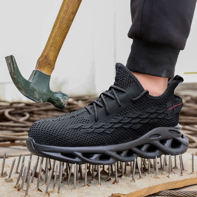JF844 Mesh Fabric Quick Dry Breathable Steel Toe Shoes