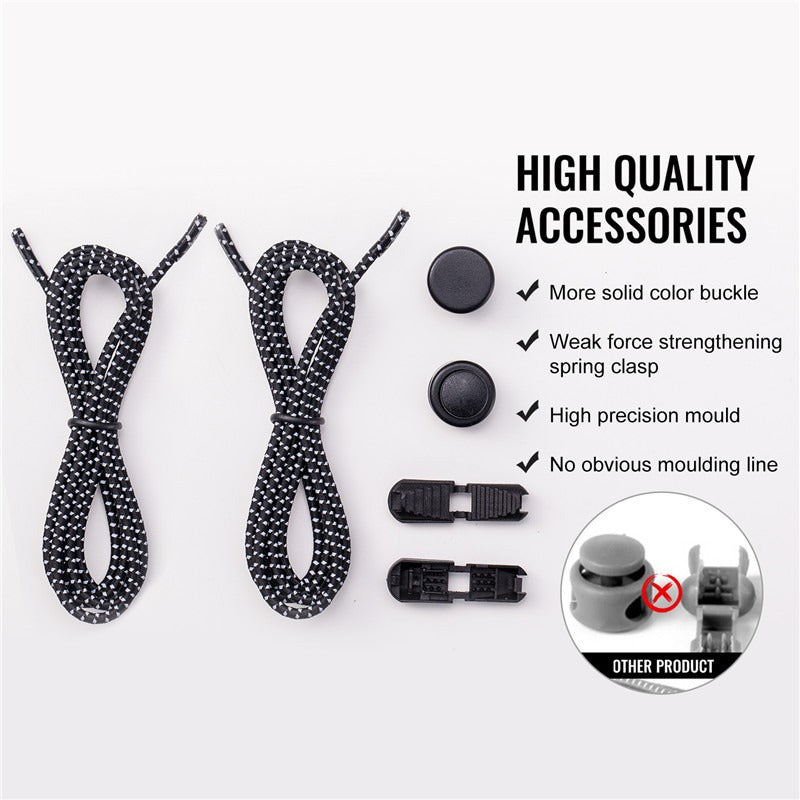9KSafety Elastic No Tie Shoe Laces Lock Laces