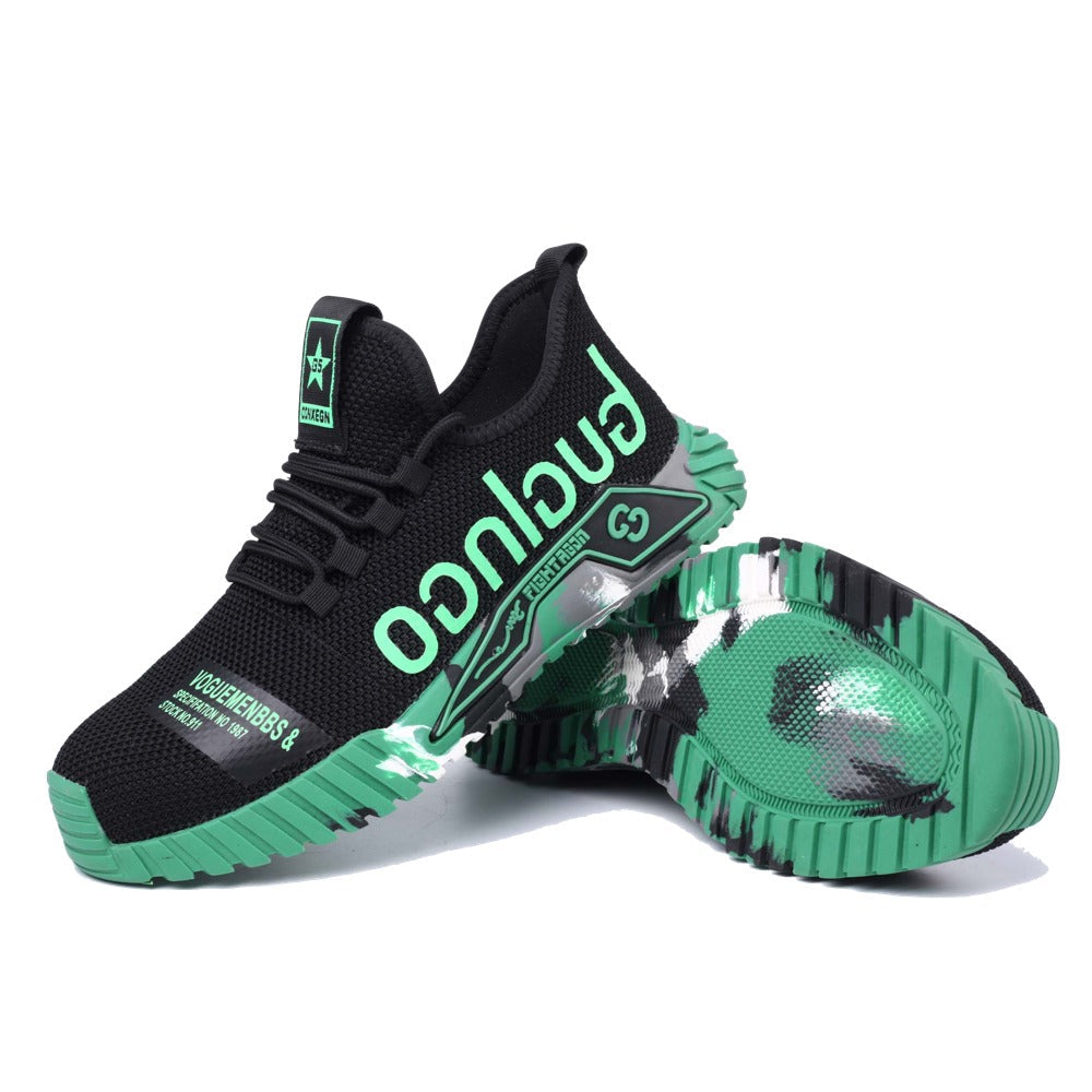 GS8876 Soft Rubber Sole Steel Toe Shoes