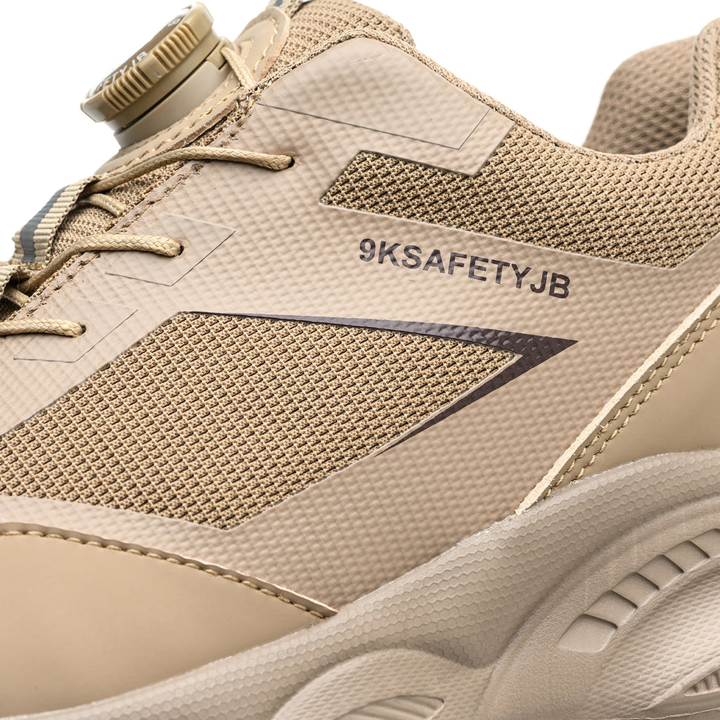 9KJB Knob Lacing System Safety Steel Toe Shoes 7925