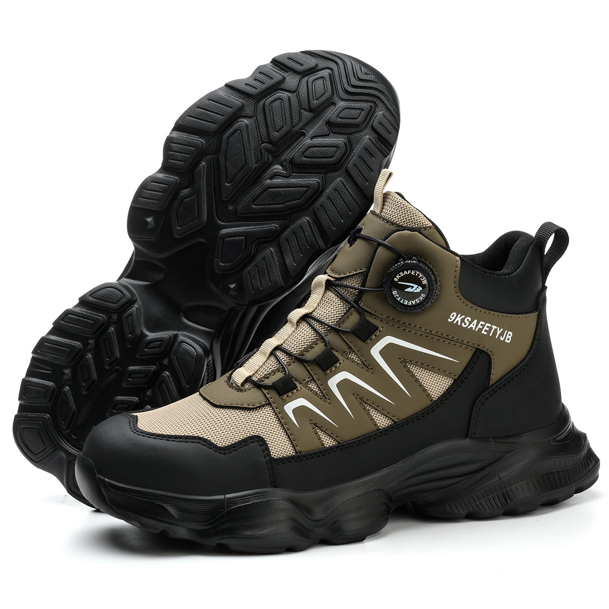 9K Lightweight Puncture Resistant Safety Shoes with Quick-Rotating Buckle 852