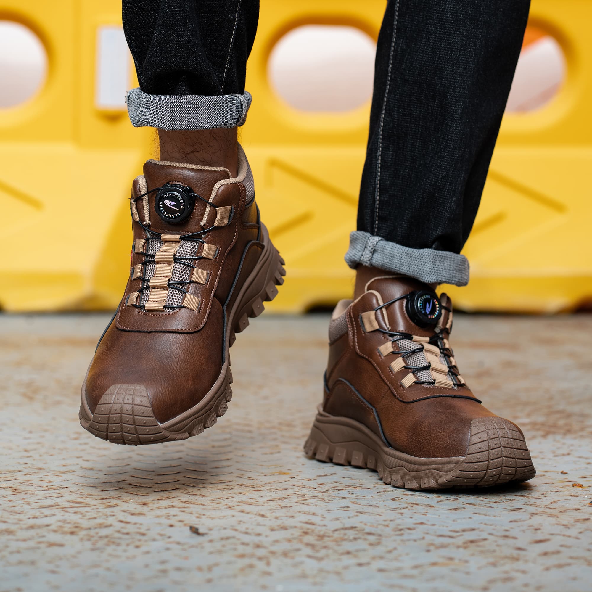 9K Waterproof & Insulated Steel Toe Shoes with Knob Lacing System 267