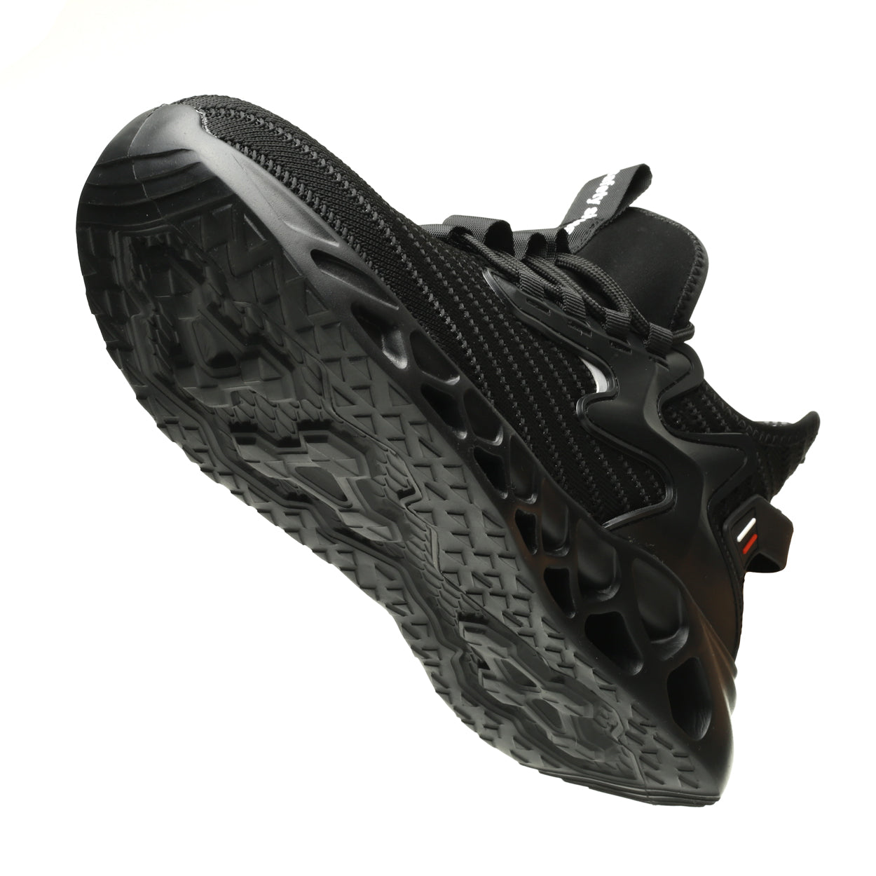 Knitted Steel Toe Safety Sneakers - Breathable Wide-Opening Work Shoes 721